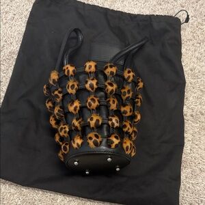 Alexander Wang Black and Brown Mini Bag